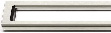 UNIDRAIN ClassicLine 600 mm rėmelis iš nerūdijančio plieno linijiniams trapams, kurio rėmo aukštis 10 mm.