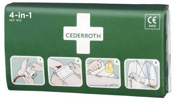 Sterilus spaudžiamas tvarstis 4-in-1, Cederroth