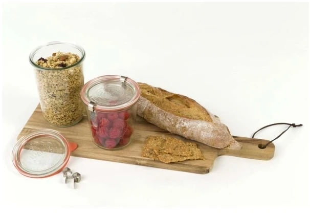 Weck Stiklainis, 290 ml, su dangteliu, formelė, 6 vnt.
