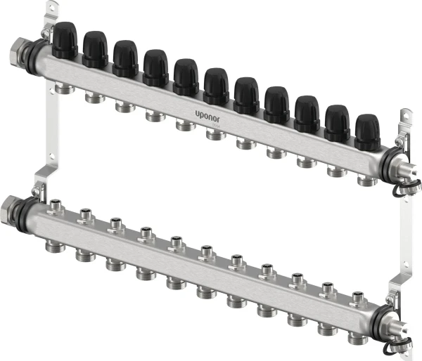 Uponor Vario S kolektorių rinkinys 11 kontūrų x 3/4" Euro