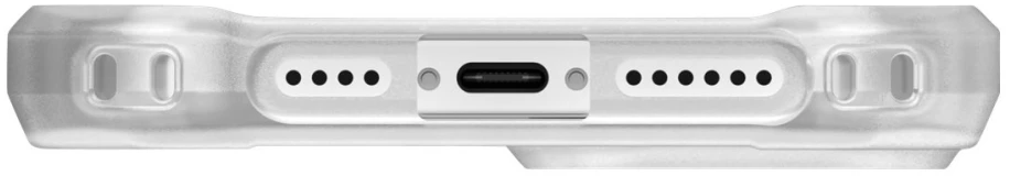 Urban Armor Gear Essential Armor Magsafe, Dėklas, Apple, iPhone 14 Plus, 17 cm (6,7"), Permatomas, Baltas