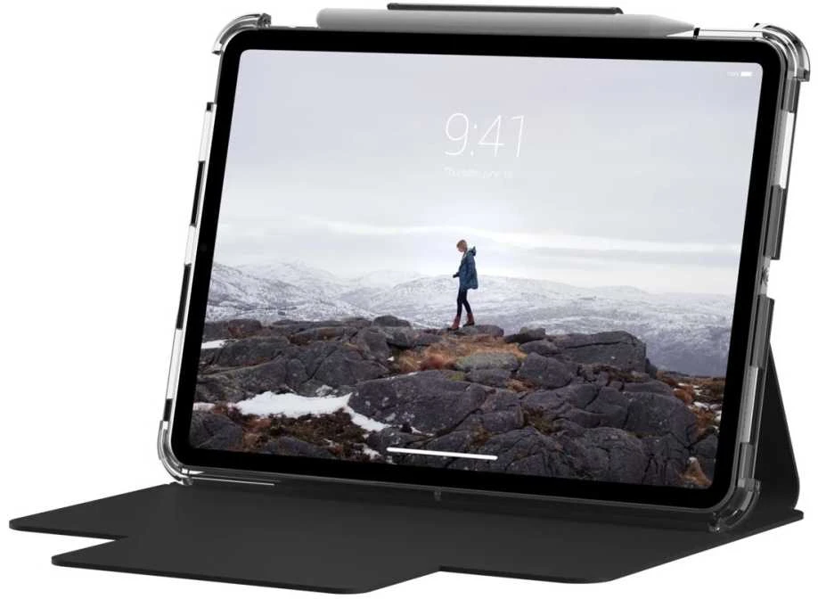 Urban Armor Gear UAG Lucent [U] MagSafe Apple iPad Pro 11" 1/2/3/4G iPad Air 10.9" 4/5G su Apple Pieštukas holder - dėklas planšetiniam kompiuteriui juodos spalvos
