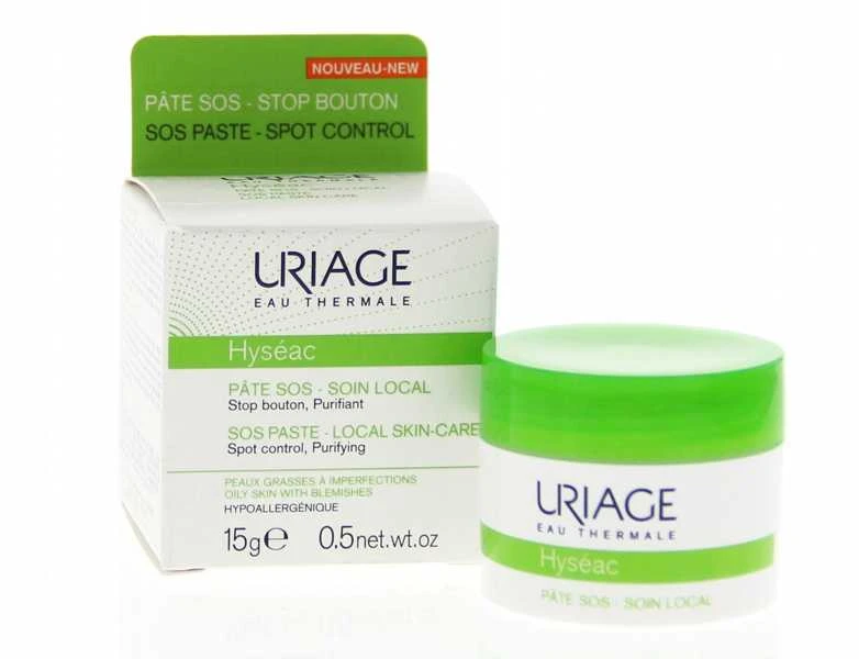Uriage Hyséac Pâte Sos Spots pasta riebiai odai15g
