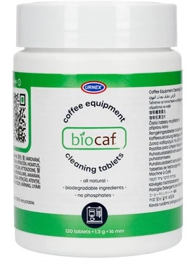 Kiti Valymo Tabletės - Urnex Biocaf 120 vnt.