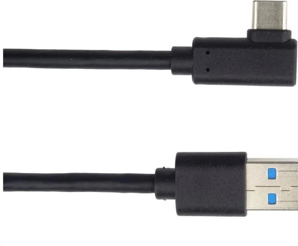 Kabelis USB PremiumCord USB-A - USB-C 0.5 m Juodas (ku31cz05bk)