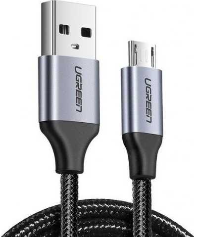 UGREEN micro USB kabelis QC 3.0 2.4A 1.5m - Juodas