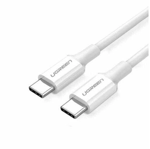 Laidas USB-C kištukas į USB-C kištukas 2.0 UGREEN US300, 2m (baltas)