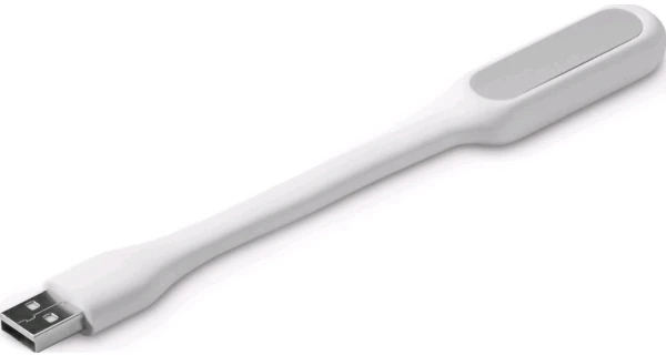 Šakotuvas C-TECH USB nešiojamojo kompiuterio lempa UNL-04, lanksti, balta