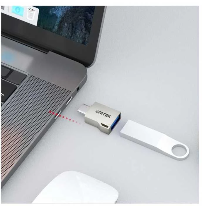 UNITEK A1025GNI ADAPTERIS USB-A – USB-C 3.1 Gen1 F/M
