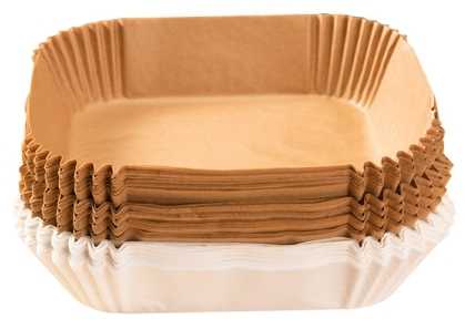 Usorteret Kepimo popierius karšto oro gruzdintuvėms Nordic Quality, kvadratas, 50vnt, L / 2360042