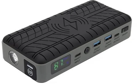 Pela 600A paleidimo stiprintuvas su 10400mAh išorine baterija