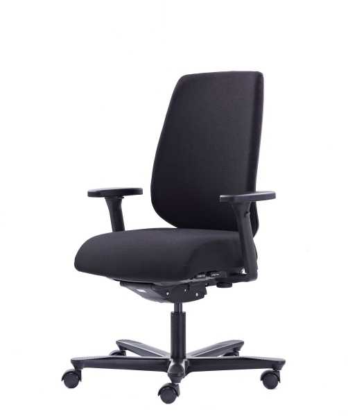 Canadian Ergo Comfort Soft biuro kėdė, juoda – be porankių