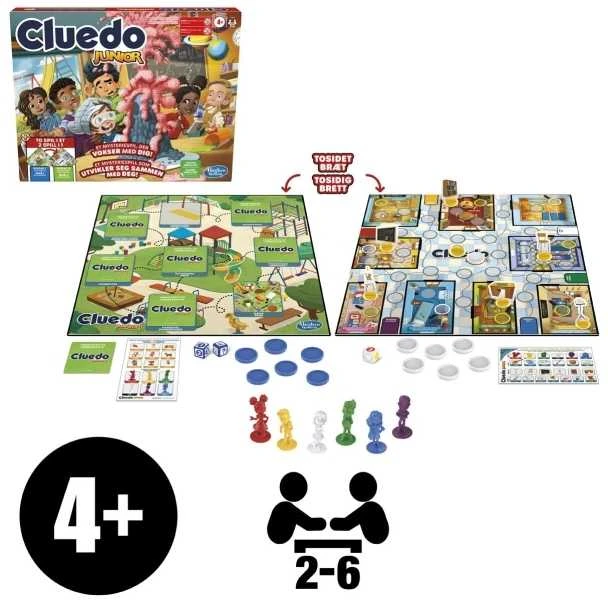 „Hasbro Gaming“ – „Clue Junior 2 viename“ žaidimai (F6419189)