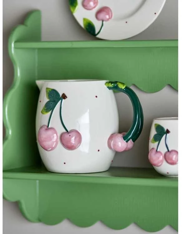 CREATIVE COLLECTION Berrie ąsotis, rožinis, keramikos dirbiniai
