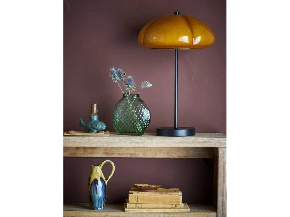 CREATIVE COLLECTION Kinoko stalinė lempa, geltona, metalinė