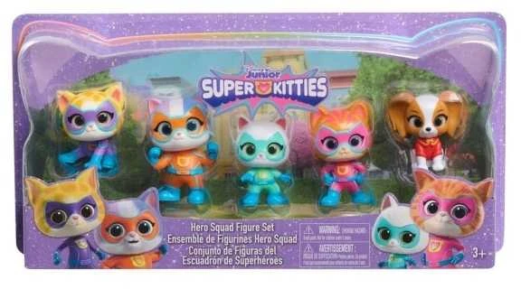 Usorteret Disney Junior Superkoty Super Kitties komplektas 5 figurek Ekipa kotki