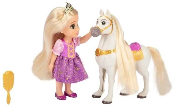 Jakks Disney Princess 15 cm lėlių dovanų rinkinys, Rapunzel ir Maximus