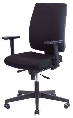Furniture Trade Biuro kėdė Sprint, juoda, be porankių