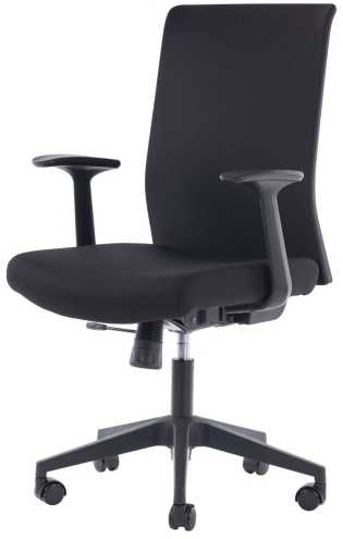 Furniture Trade Biuro kėdė TX Soft 4, juoda - be porankių