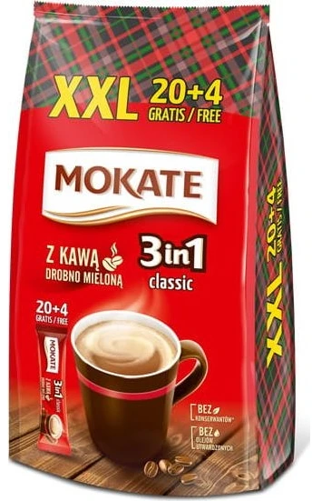 Usorteret Mokate MOKATE 3IN1 KREPŠYS 432G (18G X 24) 3201230
