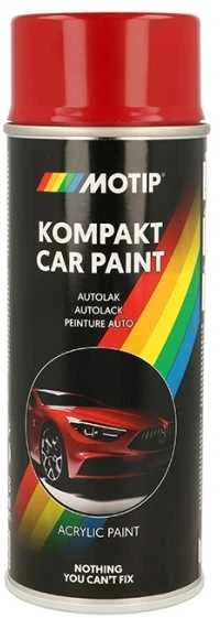 Motip purškiami automobiliniai dažai su raudonu dangteliu