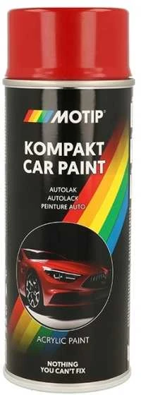 Motip raudoni automobilių dažai aerozolyje