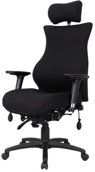 Furniture Trade Ortopedinė biuro kėdė SD5, juoda