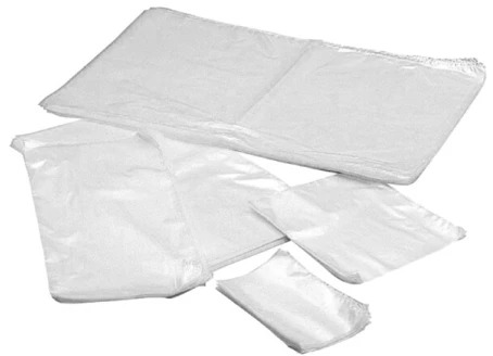 Usorteret Plastikiniai maišeliai, 50 µm, 150 x 150 mm, LD-PE permatomi, kartoninė dėžutė po 1000 vnt., maisto produktams tinkami
