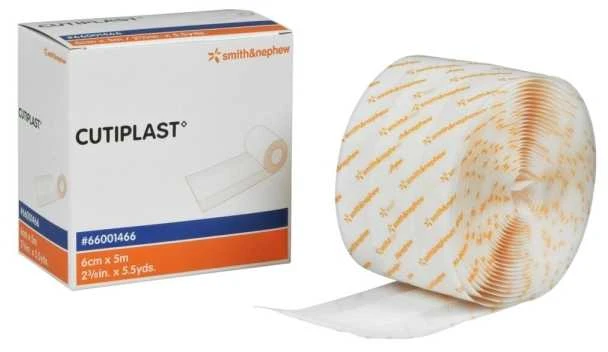 Abena Žaizdų pleistras, Cutiplast, 5 m x 6 cm, baltas