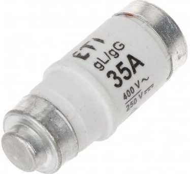 LYDŽIŲJŲ SAUGIKLIŲ ĮDĖKLAS ETI-D02/35A 35 A 400 V gL/gG E18 ETI
