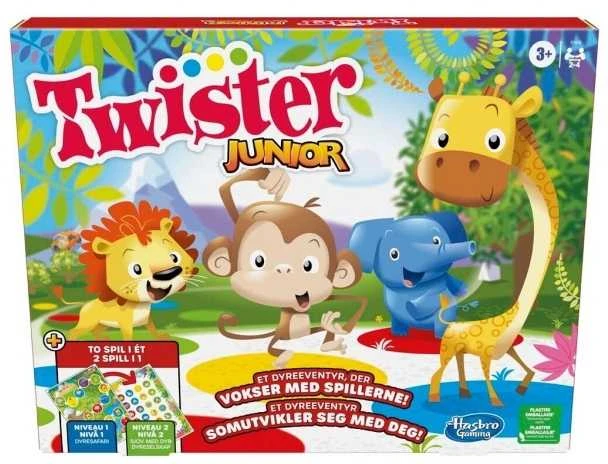 „Hasbro Gaming“ – „Twister Junior“ 2 žaidimai viename (F7478)