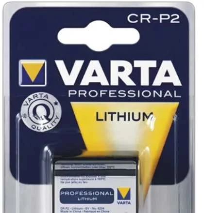 Varta Lithium 6V CR-P2 1450mAh baterija 6204, 1 vnt.