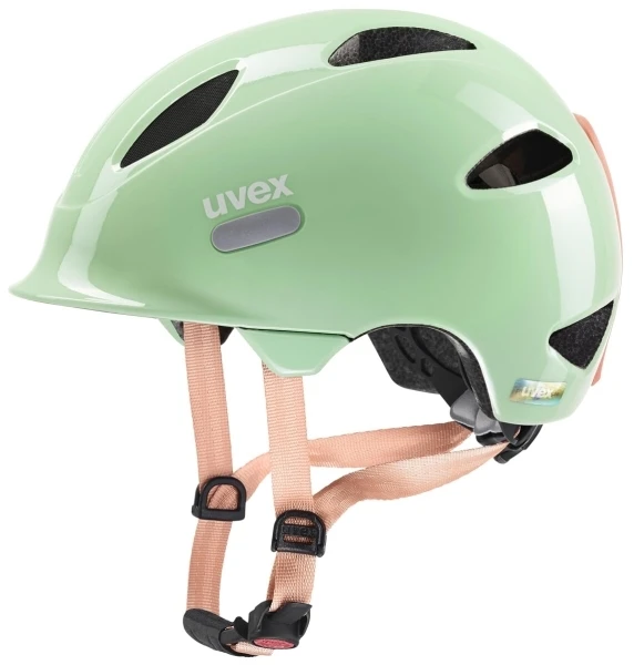 Uvex oyo šalmas mėtų-persikų-45-50CM