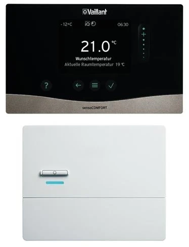 Kondicionierius Vaillant VRC 720f sensoCOMFORT sistemos orų valdiklis radijo versijoje
