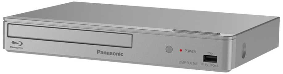 Vaizdo grotuvas „Panasonic Blu-ray“ diskų grotuvas DMP-BDT168EG, DVD-Video, MP3, WMA, JPEG, WAV, XviD, AAC, AVCHD, MKV, CD-DA, FLAC, MPO, BD-MV, ALAC, USB jungtis
