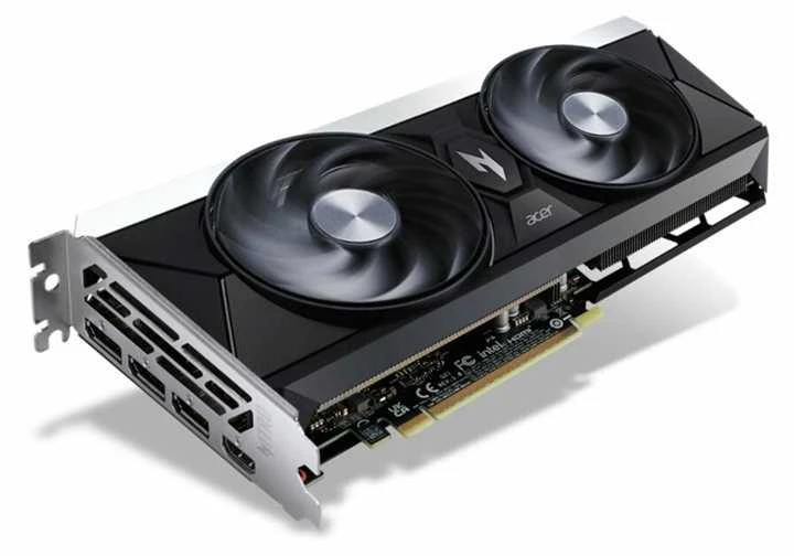 Vaizdo plokštė Acer Nitro Intel® Arc™ B580 OC Arc B580 12 GB GDDR6