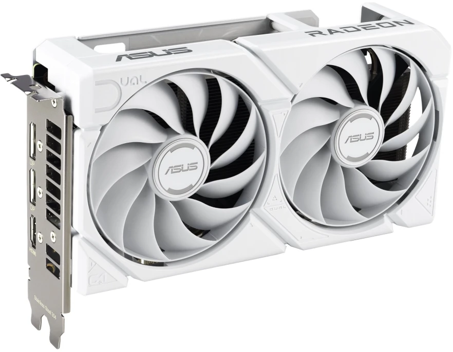 Vaizdo plokštė ASUS Radeon RX 9060 XT 16GB DUAL Baltas Edition