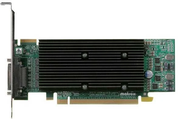 Vaizdo plokštė Grafikos plokštė Matrox M9140 LP QUAD 512MB DDR2 - PCI16X-EX QUAD-DVI OGL2.0 PASSIV