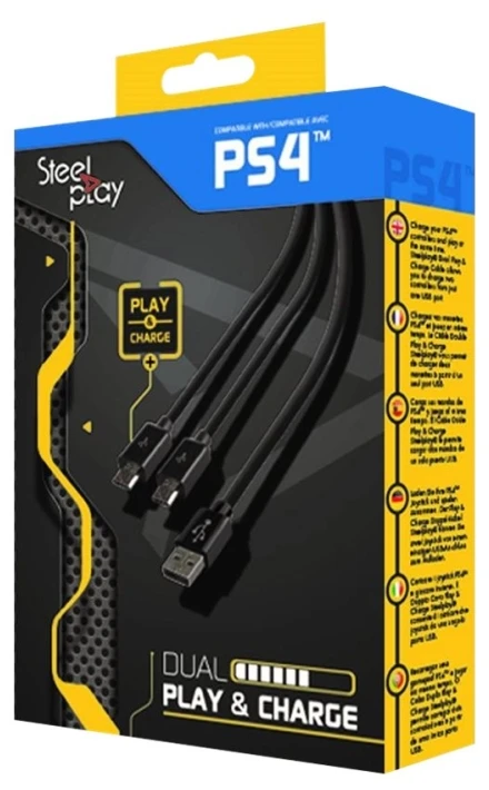 „Steelplay“ dvigubo paleidimo ir įkrovimo laidas