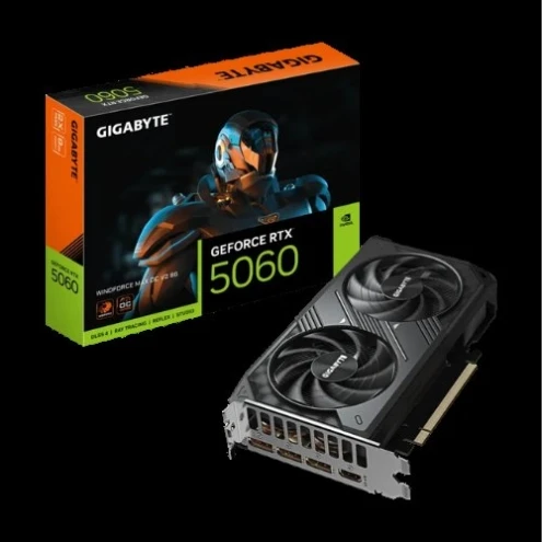 Vaizdo plokštė GIGABYTE GeForce RTX 5060 WINDFORCE MAX OC V2 8G | Gigabyte