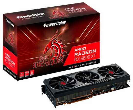 Vaizdo plokštė Powercolor Red Dragon AMD Radeon RX 6800 XT 16GB GDDR6
