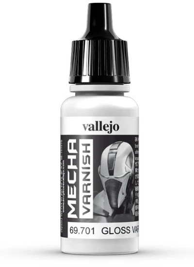 Vallejo Vallejo: 69.701 - „Mecha Varnish“ blizgus lakas (17 ml)