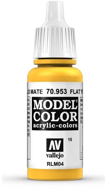 Vallejo Farba Nr15 Flat Geltona Matt 17ml 70953