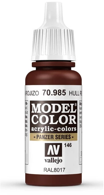 Vallejo Farba Nr146 Hull Raudona Matt 17ml - 70985