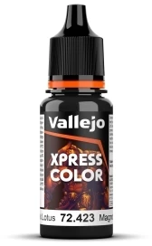 Vallejo Vallejo: 72.423 – Xpress Color – Juodas Lotus (18 ml)