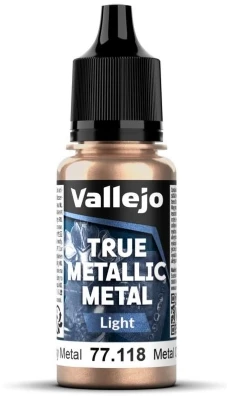Vallejo : 77.118 - True Metallic Metal - Light - Rusty Metal (18 ml)