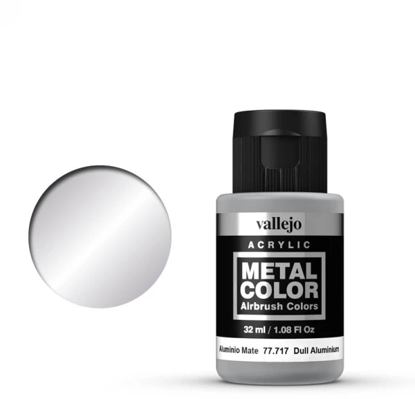 Vallejo Vallejo: 77.717 - Metalo spalva - Nuobodus aliuminis (32 ml)
