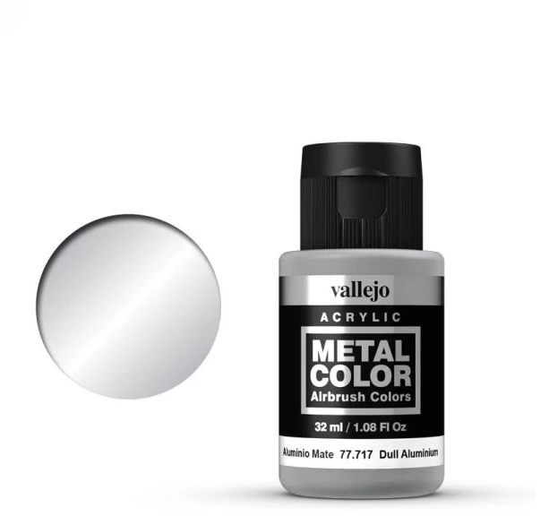 Vallejo Vallejo: 77.717 - Metalo spalva - Nuobodus aliuminis (32 ml)