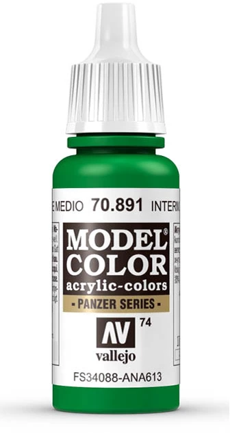 VALLEJO Farba Nr74 Inter med. Žalias 17mlMatt