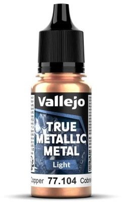 Vallejo Materiały modelarskie True Metallic Metal Light Ancient Copper (2028526)